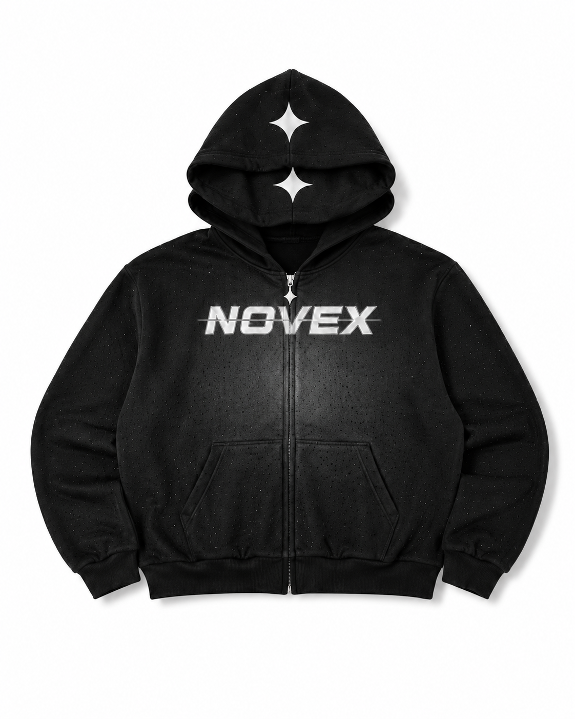 NOVEX Black Sun Fade Hoodie
