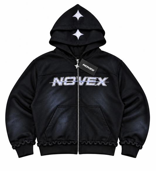 NOVEX Black Sun Fade Hoodie